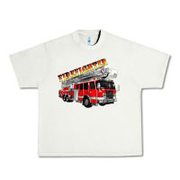 Pistachio firefighter fire truck Urban Heavy Tee - Artiststas