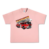 Salmon firefighter fire truck Urban Heavy Tee - Artiststas