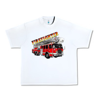 White firefighter fire truck Urban Heavy Tee - Artiststas