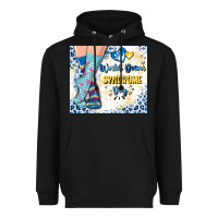 Black world down syndrome day Heavyweight Hoodie - Artiststas
