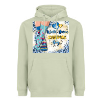 Matcha world down syndrome day Heavyweight Hoodie - Artiststas