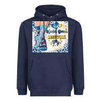 Navy world down syndrome day Heavyweight Hoodie - Artiststas