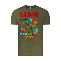 Vintage Olive daddy of the birthday boy t rex Vintage Tee - Artiststas