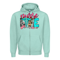 Seafoam nurse life Zipper Hoodie - NancyCooperArtShop