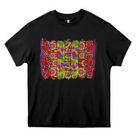 Black mardi gras crawfish brushstrokes Heavy Core Tee - Artiststas