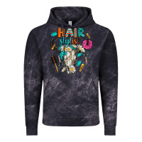 Cloud Black bullskull hairstlist Vintage Hoodie - AdoDesignShop