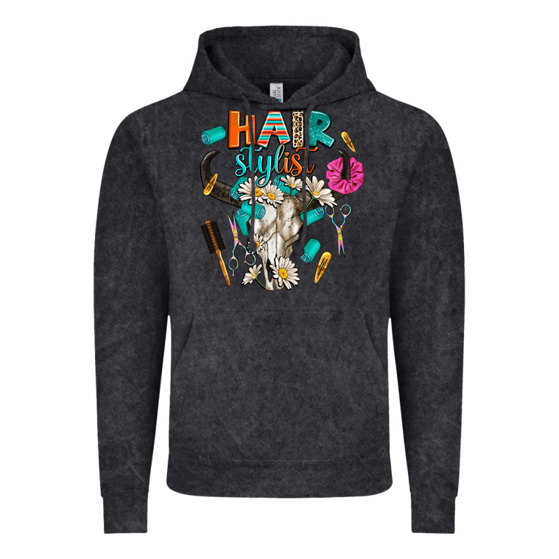 Bullskull Hairstlist Vintage Hoodie by AdoDesignShop | Teevron