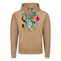 Vintage Coffee bullskull hairstlist Vintage Hoodie - AdoDesignShop