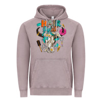 Vintage Zinc bullskull hairstlist Vintage Hoodie - AdoDesignShop