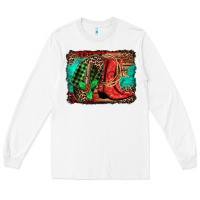 White country boots Christmas Long Sleeve Tee - Jasminsmagicworld