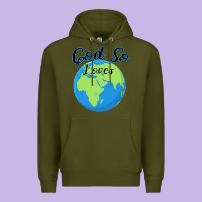 God So Loves Premium Hoodie Designed By Bettercallsaul