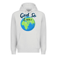 Dove Grey God So Loves Premium Hoodie - Bettercallsaul