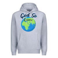 Heather Grey God So Loves Premium Hoodie - Bettercallsaul