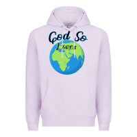 Lilac God So Loves Premium Hoodie - Bettercallsaul