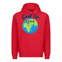 Red God So Loves Premium Hoodie - Bettercallsaul