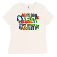 Bone autism is not a disability its a different ability Ladies Tee - Zillion Design Studio