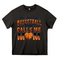 Asphalt my favorite basketball player calls me mom Heavy Core Tee - Zillion Design Studio