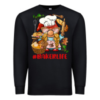 Black baker life gnome Premium Sweatshirt - BarkalooDesign