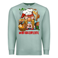 Seafoam baker life gnome Premium Sweatshirt - BarkalooDesign