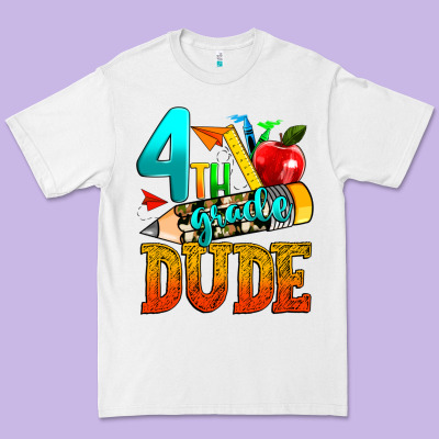 4th Grade Dude Premium Tee Designed By Texasbilliewilder