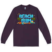 Plum beach bum Long Sleeve Tee - JahusDesignShop
