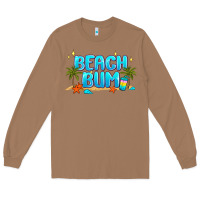 Toasted Coconut beach bum Long Sleeve Tee - JahusDesignShop