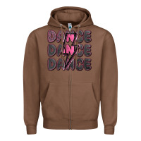 Chestnut dance dance dance with lightning bolt Zipper Hoodie - MaliasSmallBusiness