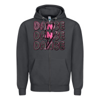 Smoke dance dance dance with lightning bolt Zipper Hoodie - MaliasSmallBusiness