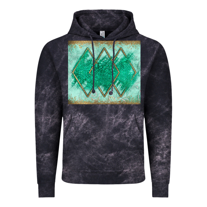 Green Glitter Vintage Hoodie by JahusDesignShop | Teevron