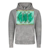 Cloud Rock green glitter Vintage Hoodie - JahusDesignShop