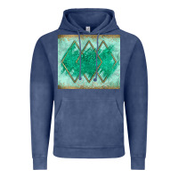 Vintage Denim green glitter Vintage Hoodie - JahusDesignShop