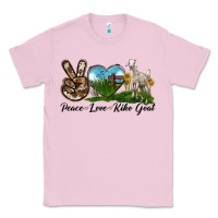 Bubblegum Pink Peace Love Kiko Goat Classic Tee - LillyAllenDesigns
