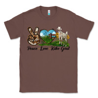 Chestnut Peace Love Kiko Goat Classic Tee - LillyAllenDesigns