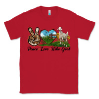 Red Peace Love Kiko Goat Classic Tee - LillyAllenDesigns
