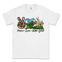 White Peace Love Kiko Goat Classic Tee - LillyAllenDesigns