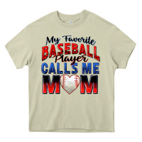 Mossy my favorite baseball player calls me mom Heavy Core Tee - Zillion Design Studio