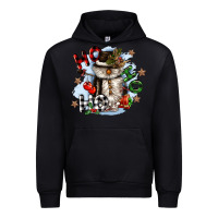 Black ho ho ho snowman gnome Urban Hoodie - CowGirlArtShop