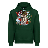 Forest Green ho ho ho snowman gnome Urban Hoodie - CowGirlArtShop