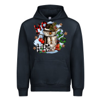 Navy ho ho ho snowman gnome Urban Hoodie - CowGirlArtShop
