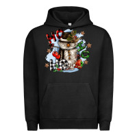 Pigment Black ho ho ho snowman gnome Urban Hoodie - CowGirlArtShop
