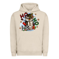 Pigment French Oak ho ho ho snowman gnome Urban Hoodie - CowGirlArtShop