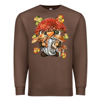 Chestnut mushroom gnome Premium Sweatshirt - BarkalooDesign
