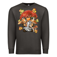 Smoke mushroom gnome Premium Sweatshirt - BarkalooDesign