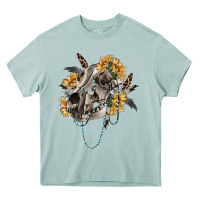 Arona Boho wolf skull Heavy Core Tee - RanaPortraitStore