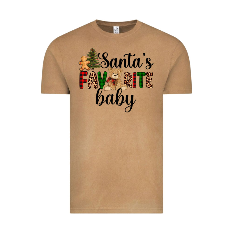 Santa's Favorite Baby Vintage Tee by AdoDesignShop | Teevron