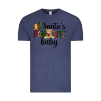 Vintage Denim santa's favorite baby Vintage Tee - AdoDesignShop