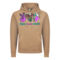 Vintage Coffee peace love nail art Vintage Hoodie - AdoDesignShop