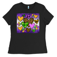 Black mardi gras Ladies Tee - JahusDesignShop