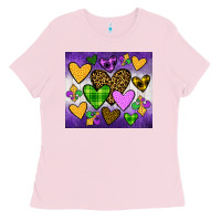 Bubblegum Pink mardi gras Ladies Tee - JahusDesignShop