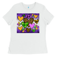 White mardi gras Ladies Tee - JahusDesignShop